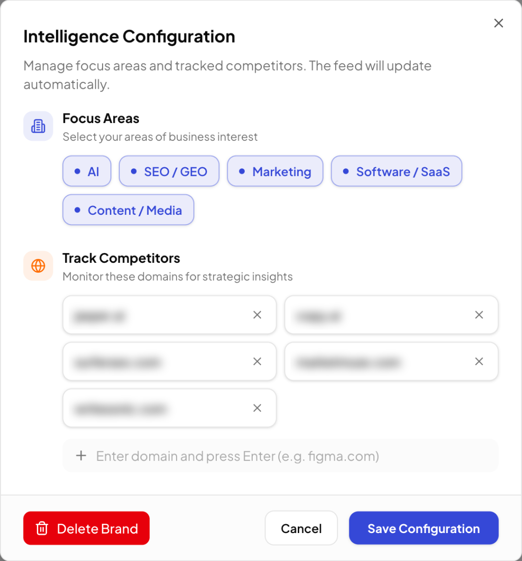 Set Up From Your Website