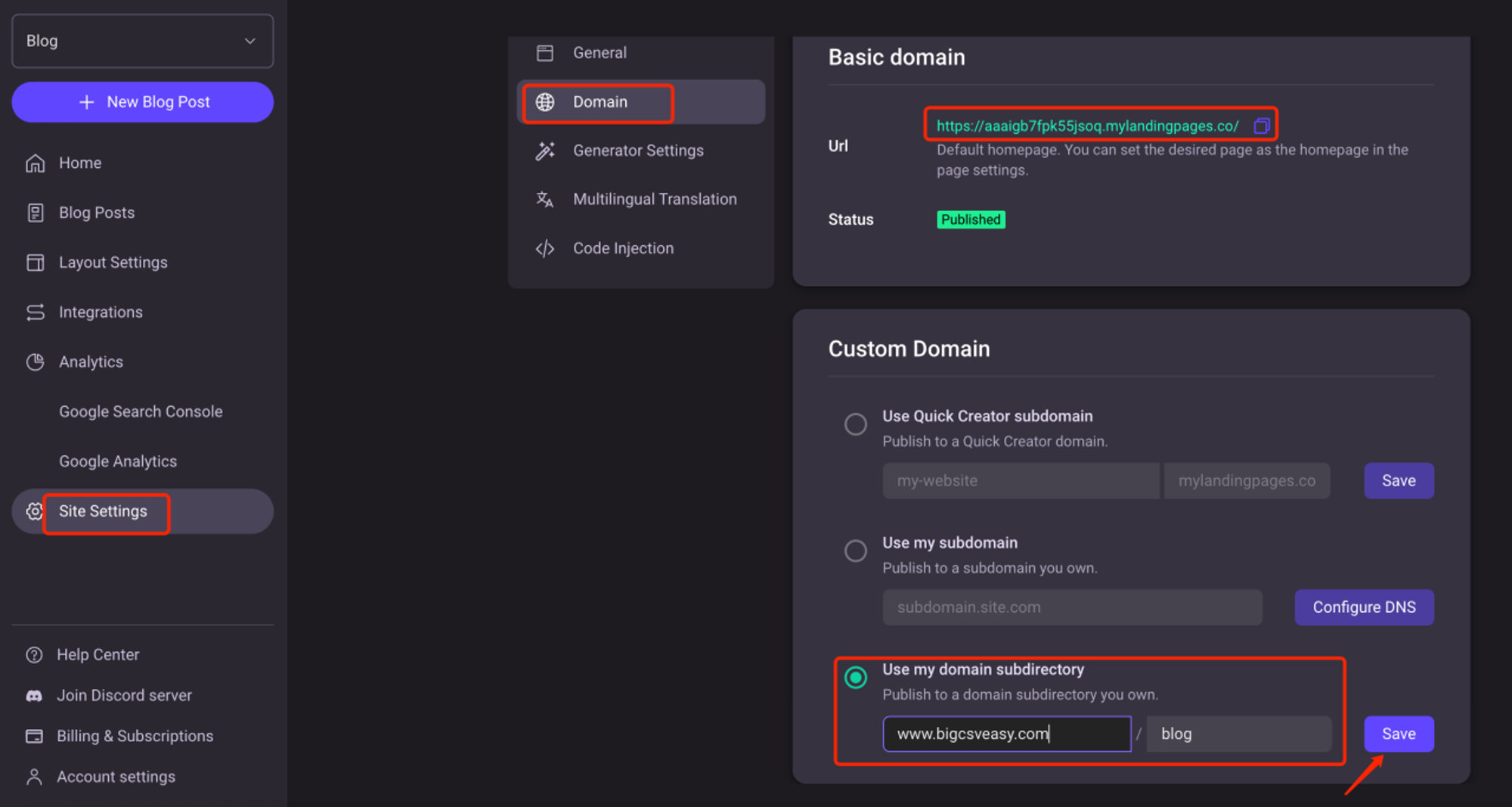 cloudflare-subdirectory